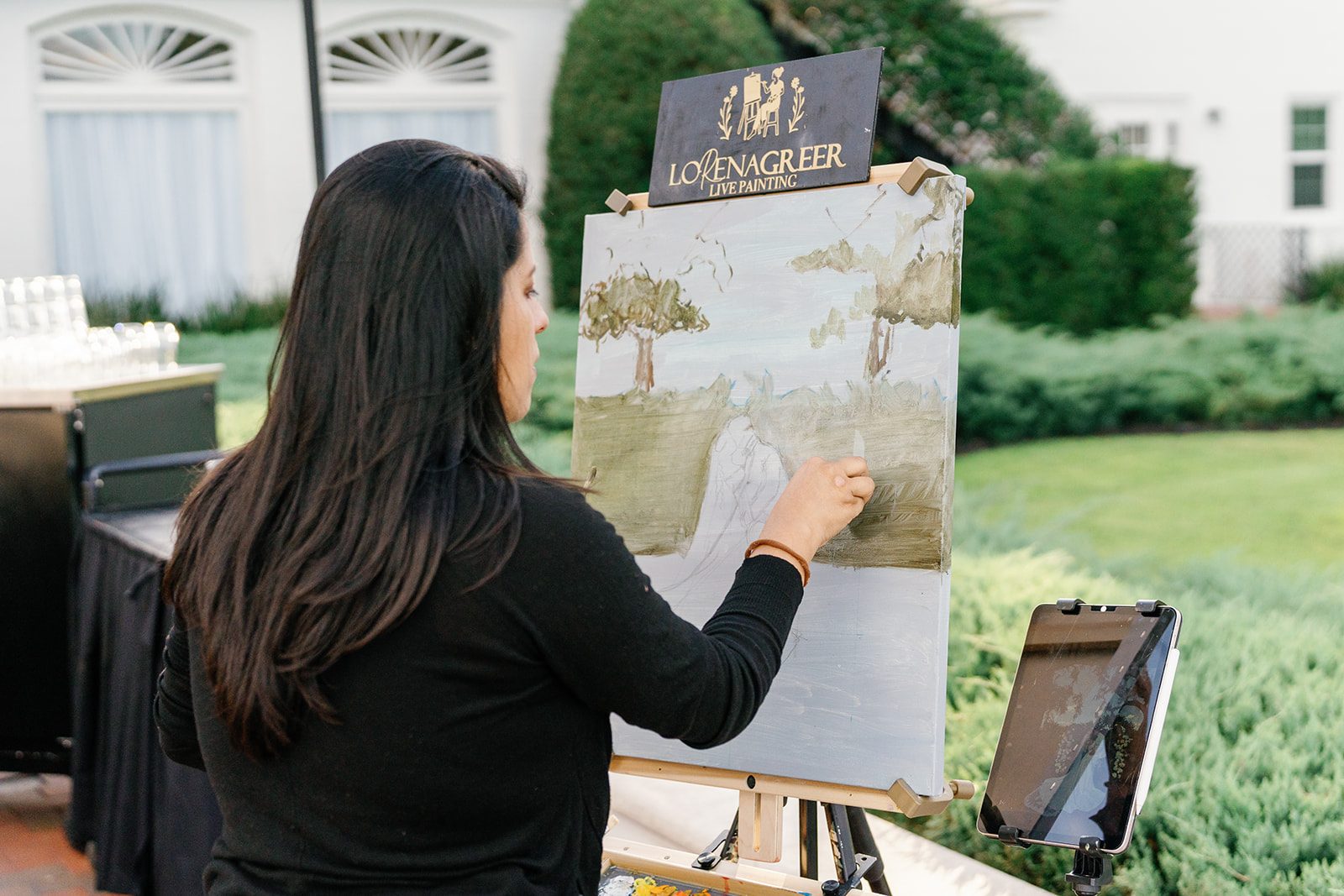 Live Wedding Painting